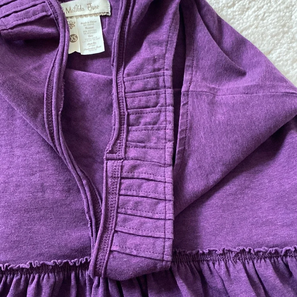🥭 (4 for $15) Matilda Jane purple Stretch Top - Picture 7 of 8